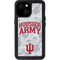 Indiana University Hoosier Army iPhone 13 Mini Waterproof Case