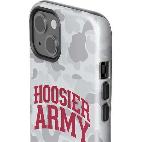 Indiana University Hoosier Army iPhone 15 Impact Case