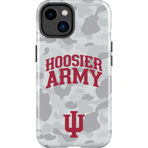 Indiana University Hoosier Army iPhone 15 Plus Impact Case