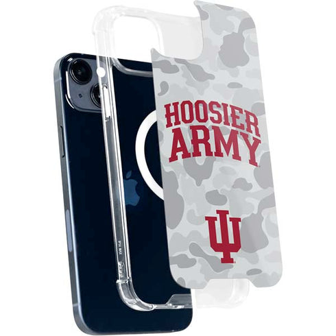 Indiana University Hoosier Army iPhone 14 Plus MagSafe Case