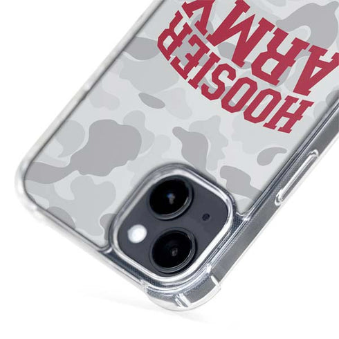 Indiana University Hoosier Army iPhone 15 Plus MagSafe Case