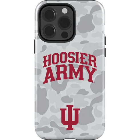 Indiana University Hoosier Army iPhone 15 Pro Impact Case