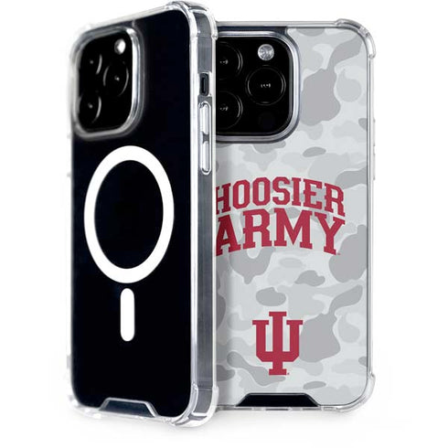 Indiana University Hoosier Army iPhone 14 Pro MagSafe Case