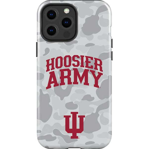Indiana University Hoosier Army iPhone 15 Pro Max Impact Case