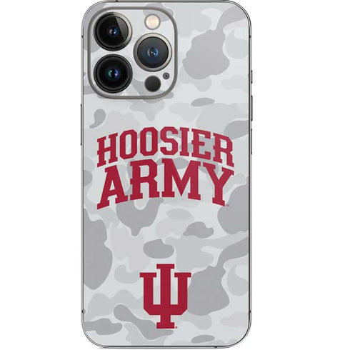 Indiana University Hoosier Army iPhone 14 Pro Skin