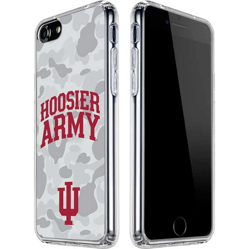 Indiana University Hoosier Army iPhone SE (2nd & 3rd Gen) Clear Case