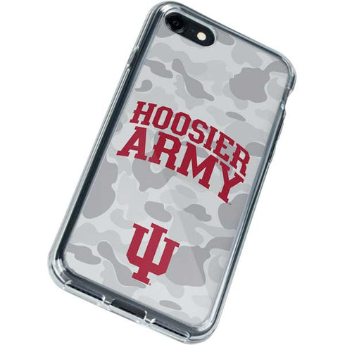 Indiana University Hoosier Army iPhone SE (2nd & 3rd Gen) Clear Case