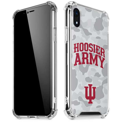 Indiana University Hoosier Army iPhone XR Clear Case