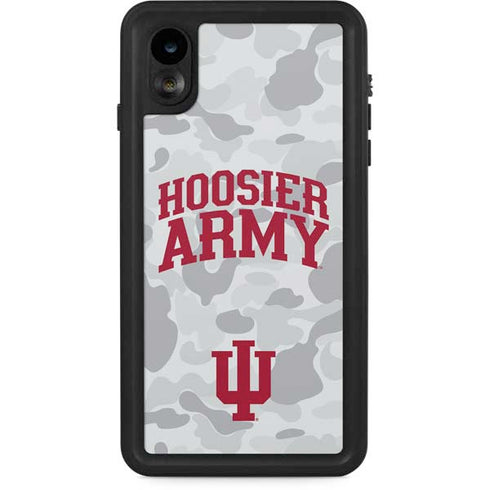 Indiana University Hoosier Army iPhone XR Waterproof Case