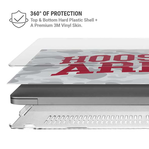Indiana University Hoosier Army MacBook Pro 16in (2021-25) Case plus Skin