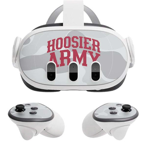 Indiana University Hoosier Army Meta Quest 3 Skin
