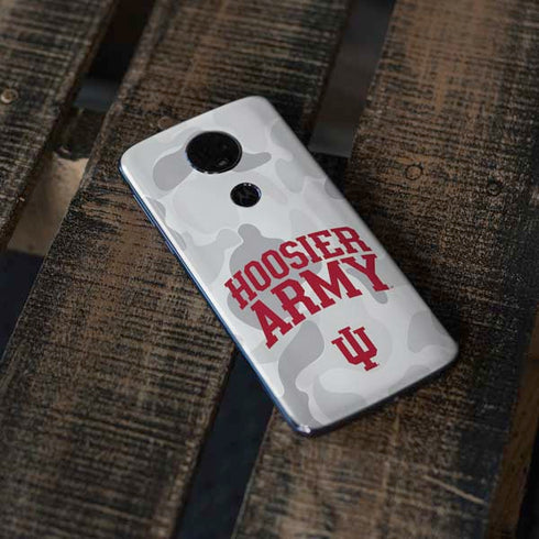 Indiana University Hoosier Army Moto E5 Plus Skin
