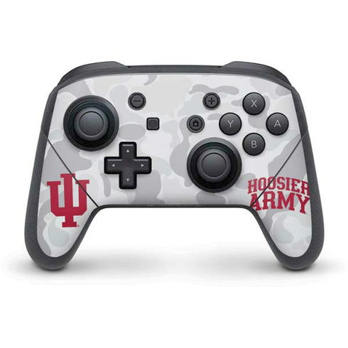 Indiana University Hoosier Army Nintendo Switch Pro Controller Skin
