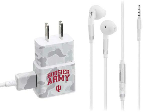 Indiana University Hoosier Army Phone Charger Skin