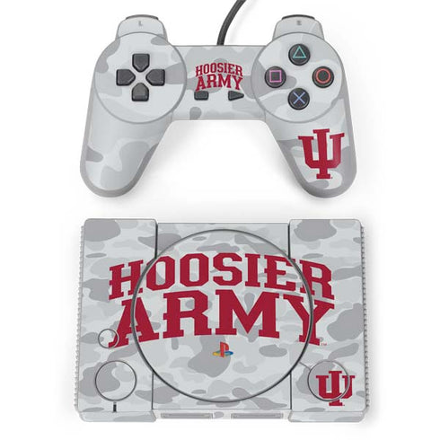 Indiana University Hoosier Army PlayStation Classic Bundle Skin