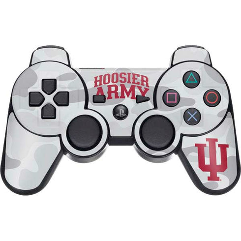 Indiana University Hoosier Army PS3 Dual Shock wireless controller Skin