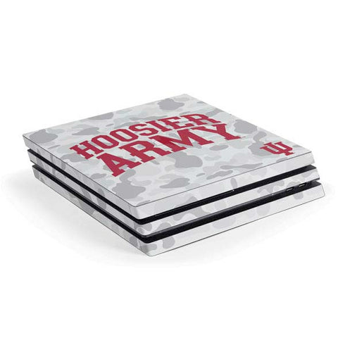 Indiana University Hoosier Army PS4 Pro Console Skin