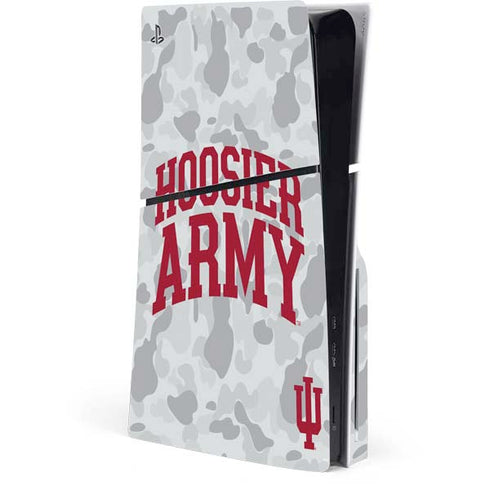 Indiana University Hoosier Army PS5 Slim Disk Console Skin