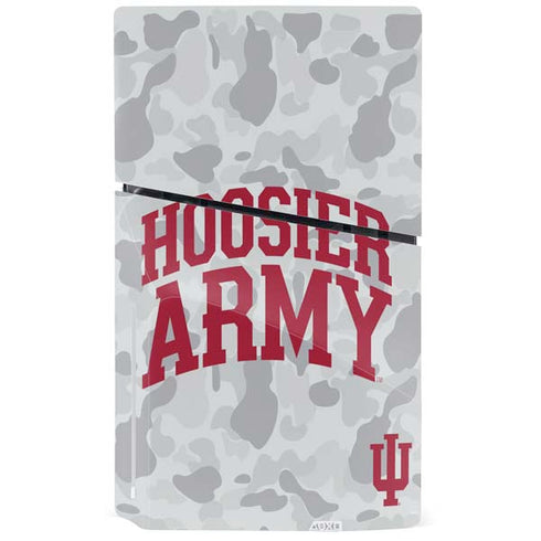 Indiana University Hoosier Army PS5 Slim Disk Console Skin