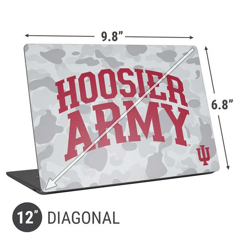 Indiana University Hoosier Army Universal Laptop 12in (9.8 x 6.8in) Skin