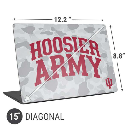 Indiana University Hoosier Army Universal Laptop 15in (12.2 x 8.8in) Skin