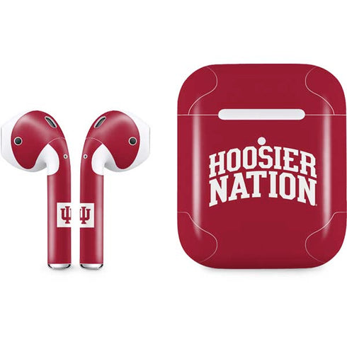 Indiana University Hoosier Nation Apple AirPods 2 Skin