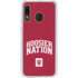 Indiana University Hoosier Nation Galaxy A20 Clear Case