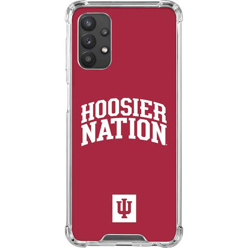 Indiana University Hoosier Nation Galaxy A32 5G Clear Case