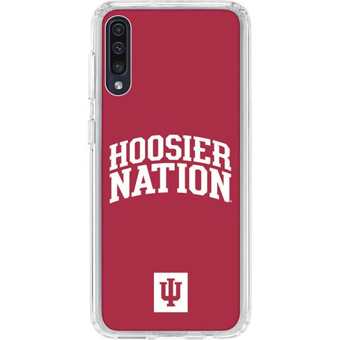 Indiana University Hoosier Nation Galaxy A50 Clear Case