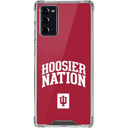 Indiana University Hoosier Nation Galaxy Note20 5G Clear Case