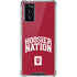 Indiana University Hoosier Nation Galaxy Note20 5G Clear Case