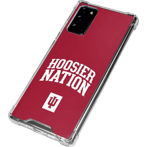 Indiana University Hoosier Nation Galaxy Note20 5G Clear Case