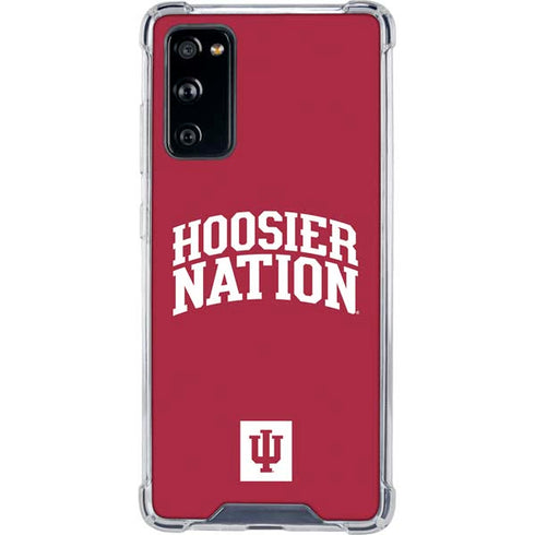 Indiana University Hoosier Nation Galaxy S20 FE Clear Case