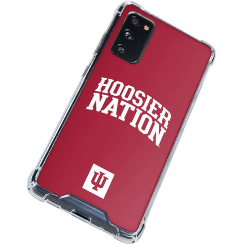 Indiana University Hoosier Nation Galaxy S20 FE Clear Case