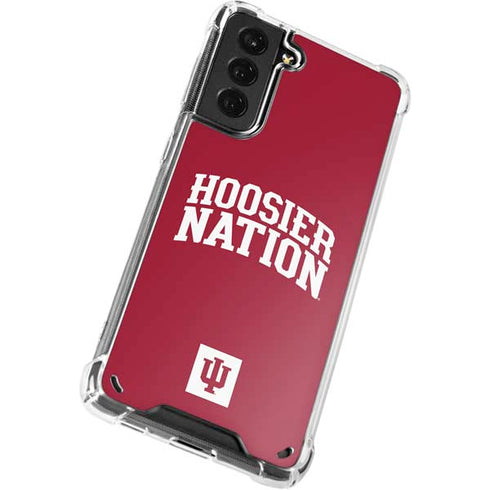 Indiana University Hoosier Nation Galaxy S21 Plus 5G Clear Case