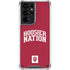 Indiana University Hoosier Nation Galaxy S21 Ultra 5G Clear Case