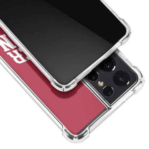 Indiana University Hoosier Nation Galaxy S21 Ultra 5G Clear Case