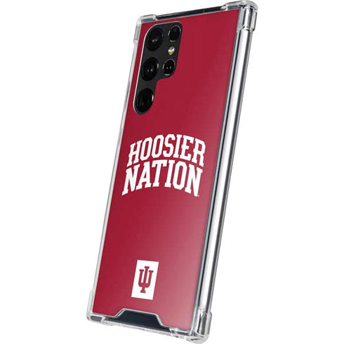 Indiana University Hoosier Nation Galaxy S22 Ultra Clear Case