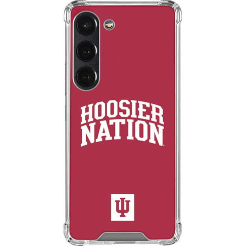 Indiana University Hoosier Nation Galaxy S23 Clear Case