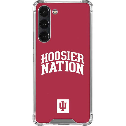 Indiana University Hoosier Nation Galaxy S23 Plus Clear Case