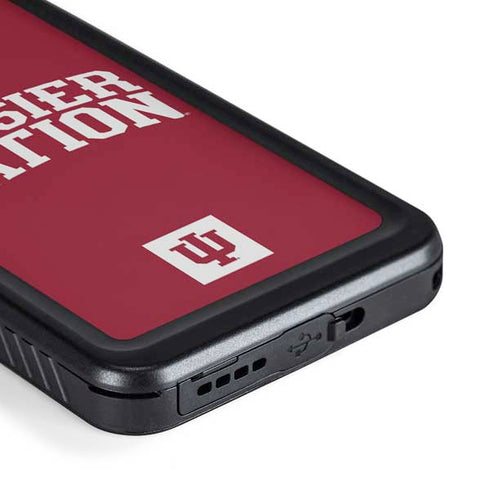 Indiana University Hoosier Nation Galaxy S23 Plus Waterproof Case