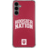 Indiana University Hoosier Nation Galaxy S24 Plus Clear Case