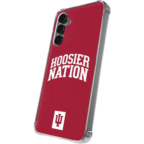 Indiana University Hoosier Nation Galaxy S24 Plus Clear Case