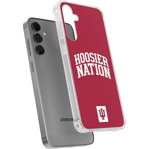 Indiana University Hoosier Nation Galaxy S24 Plus Clear Case