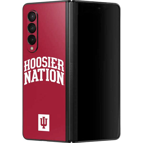 Indiana University Hoosier Nation Galaxy Z Fold3 5G Skin