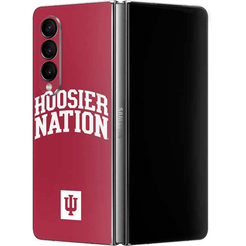 Indiana University Hoosier Nation Galaxy Z Fold4 5G Skin