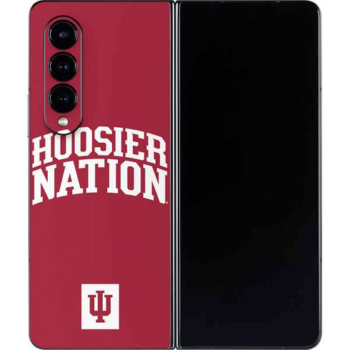 Indiana University Hoosier Nation Galaxy Z Fold4 5G Skin