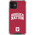 Indiana University Hoosier Nation iPhone 12 Clear Case