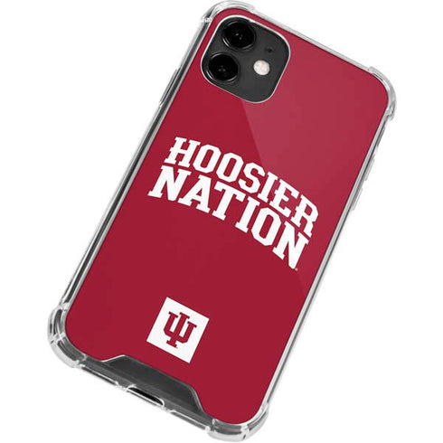 Indiana University Hoosier Nation iPhone 12 Clear Case