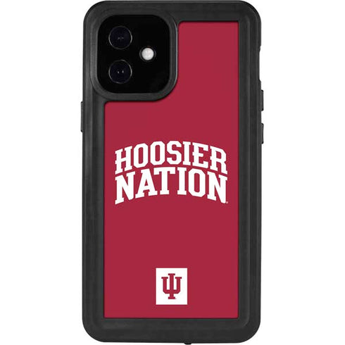 Indiana University Hoosier Nation iPhone 12 Mini Waterproof Case